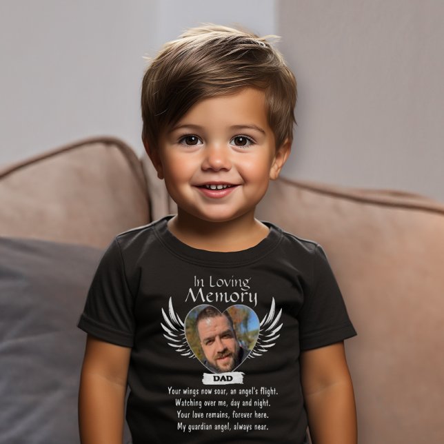 Camiseta Personalizado No Poema De Anjo Da Memória Memorial (Criador carregado)