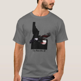 CAMISETA PERSONALIZADO - NOME DA CIDADE - PATRIOT EAGLE IDA