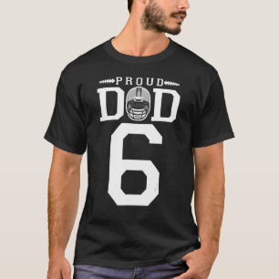 Camiseta Personalizado Número 6 Pai De Futebol Ortoso Perso