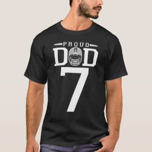 Camiseta Personalizado Número 7 Pai De Futebol Ortoso Perso