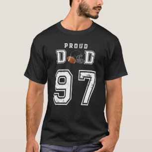 Camiseta Personalizado Pai De Futebol Orgulhoso 97 Personal