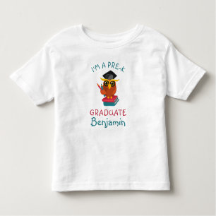 Camiseta Personalizado para a graduação pré-K do Formando 2