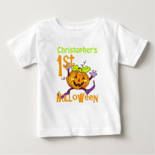 Camiseta Personalizado para Abóbora de Halloween de 1 rua B