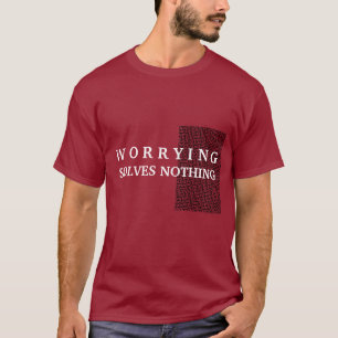 Camiseta Personalizado Personalizado Preocupado Resolve Nad