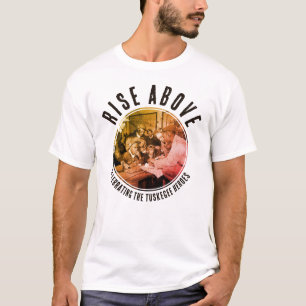 Camiseta Personalizado Preto Subir Acima TUSKEGEE AIRMEN