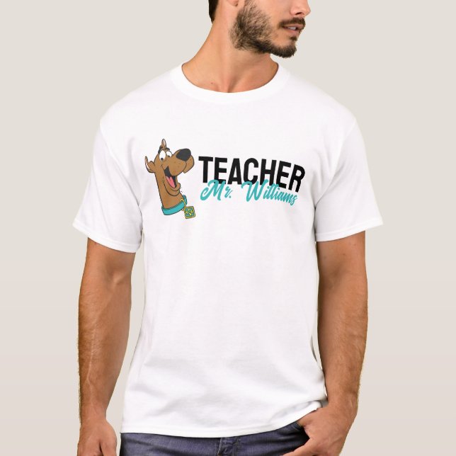Camiseta Personalizado | Professora Scooby-Doo Happy Face (Frente)