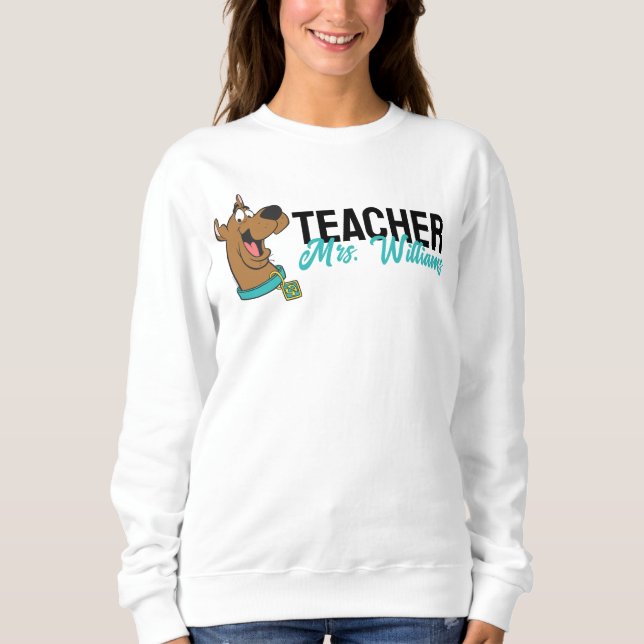 Camiseta Personalizado | Professora Scooby-Doo Happy Face (Frente)