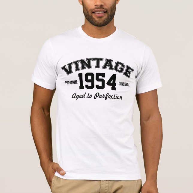 Camiseta Personalizado Seu Original De Premium De Ano De Vi (Frente)