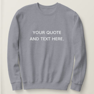 CAMISETA PERSONALIZADO SUA PRÓPRIA COTAÇÃO E TEXTO MODERNO