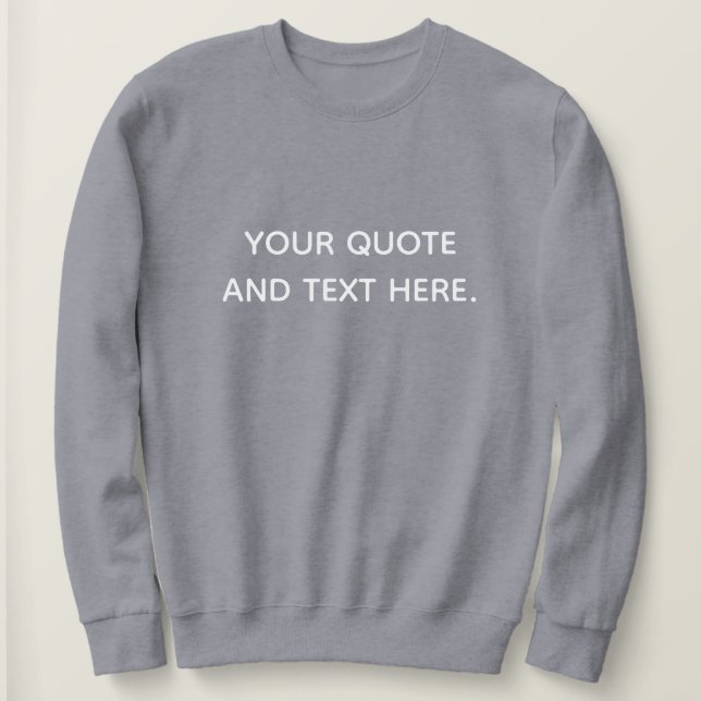 CAMISETA PERSONALIZADO SUA PRÓPRIA COTAÇÃO E TEXTO MODERNO  (Frente do Design)