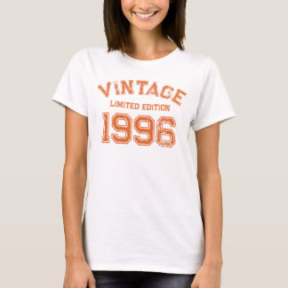 Camiseta Personalizado Vintage 1996 