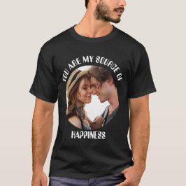 Camiseta Personalizado Você É Minha Fonte De Foto De Felici