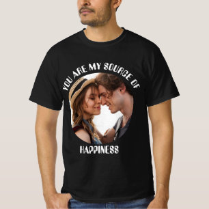 Camiseta Personalizado Você É Minha Fonte De Foto De Felici