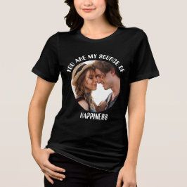 Camiseta Personalizado Você É Minha Fonte De Foto De Felici