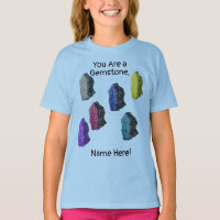 Personalizado "Você é um Gemstone!" Rochas Colorid