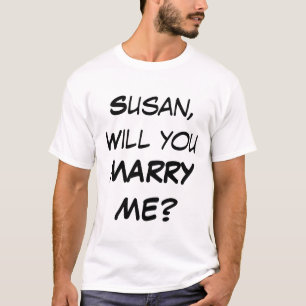 Camiseta Personalizado Você me CASADO?