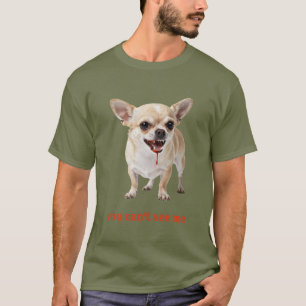 Camiseta Personalizado Você Não Me Vê Chihuahua WWE