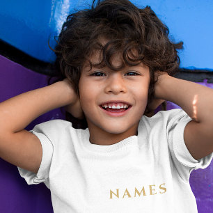 Camiseta Personalizados Com o Sobrenome ou Apelido neles