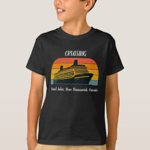 Camiseta Personalizar a família de navios de cruzeiro