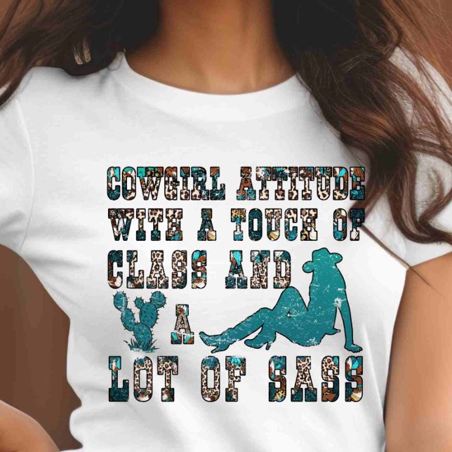 Camiseta Personalizar a vaqueira do touro de cavalos trasei (Criador carregado)