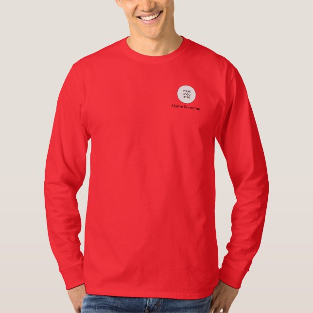 Camiseta Personalizar Adicionar Logotipo de Upload Aqui Eng (Frente)