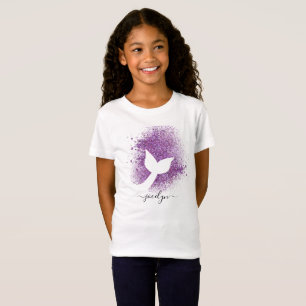 Camiseta Personalizar Adicionar Nome ao Silhueta de Cauda d