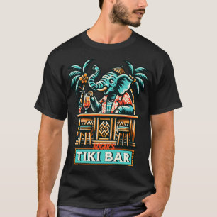 Camiseta Personalizar Bar Tiki do Elefante Retroativo