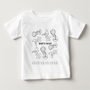 Camiseta Personalizar branco da coleção de brinquedos