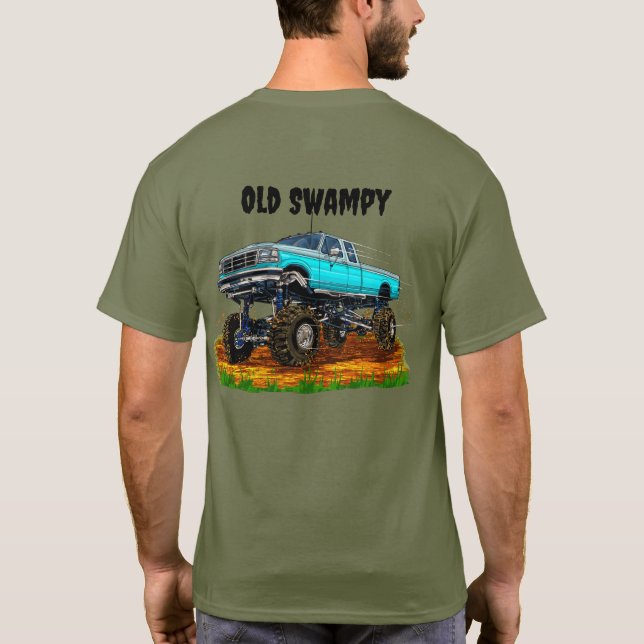 Camiseta Personalizar Caminhão Antigo Com Levantamento Enor (Verso)