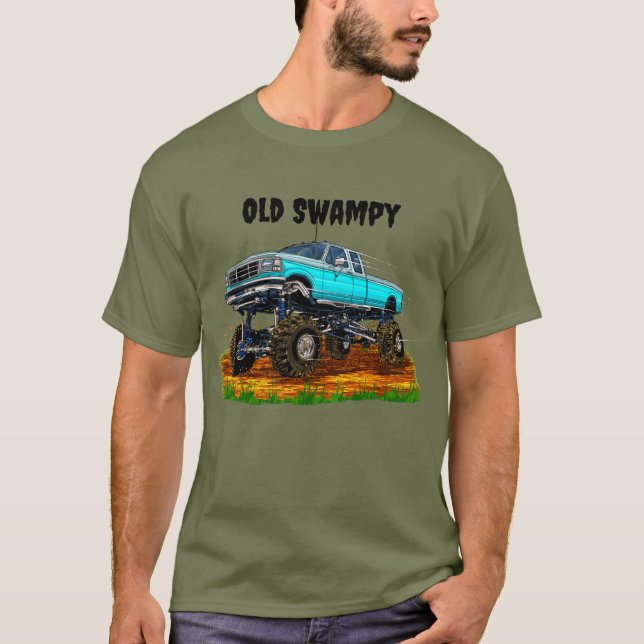 Camiseta Personalizar Caminhão Antigo Com Levantamento Enor (Frente)