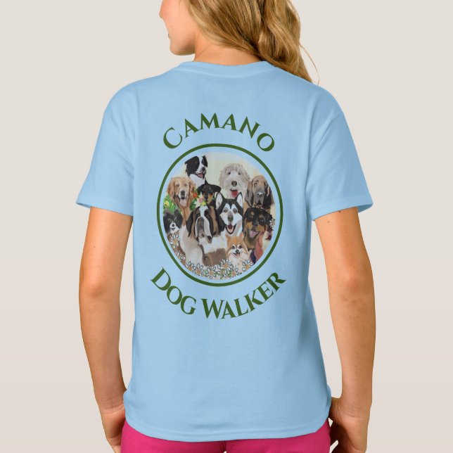 Camiseta Personalizar cidade, cargo, descrição do cargo (Verso)