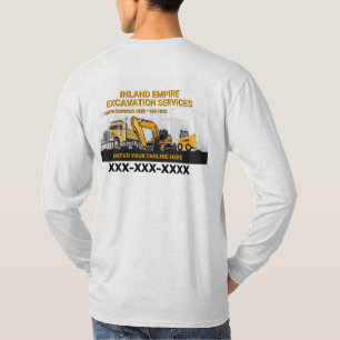 Camiseta Personalizar Construtor Geral de Escavação Constru