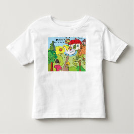 Camiseta Personalizar Desenho Animado No Meu Jardim