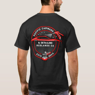 Camiseta Personalizar Design de Costas do Detalhista de Lav