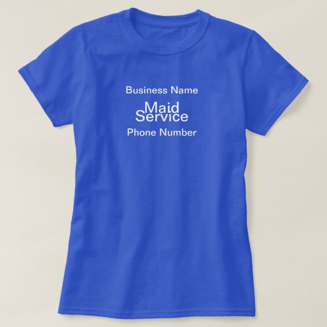Camiseta Personalizar Empreendedor de Serviços Maid (Frente do Design)