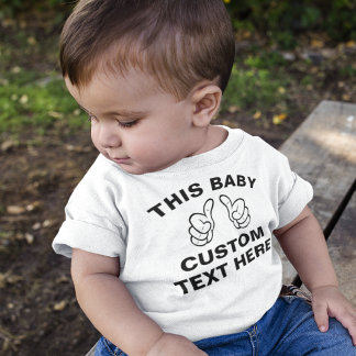 Camiseta Personalizar este BABY - adicione seu próprio text