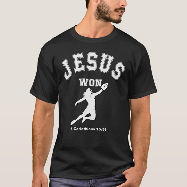 Camiseta Personalizar Jesus ganhou o estado de Ohio (Frente)