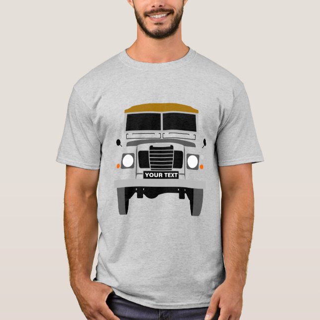 Camiseta Personalizar Land Rover personalizado (Frente)