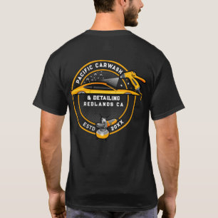 Camiseta Personalizar Lavagem de Carro Detalhista Parte de 