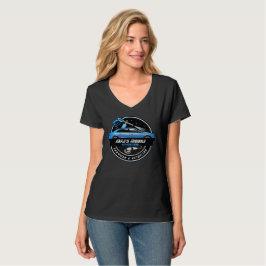 Camiseta Personalizar Lavagem de Carro Móvel Detalhes Azul