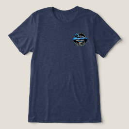 Camiseta Personalizar Lavagem de Carro Móvel Detalhes Azul