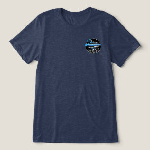 Camiseta Personalizar Lavagem de Carro Móvel Detalhes Azul 