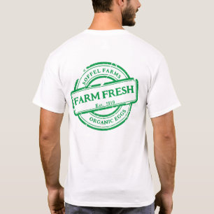 Camiseta Personalizar Legumes Genéricos da Fazenda Ovos Pro