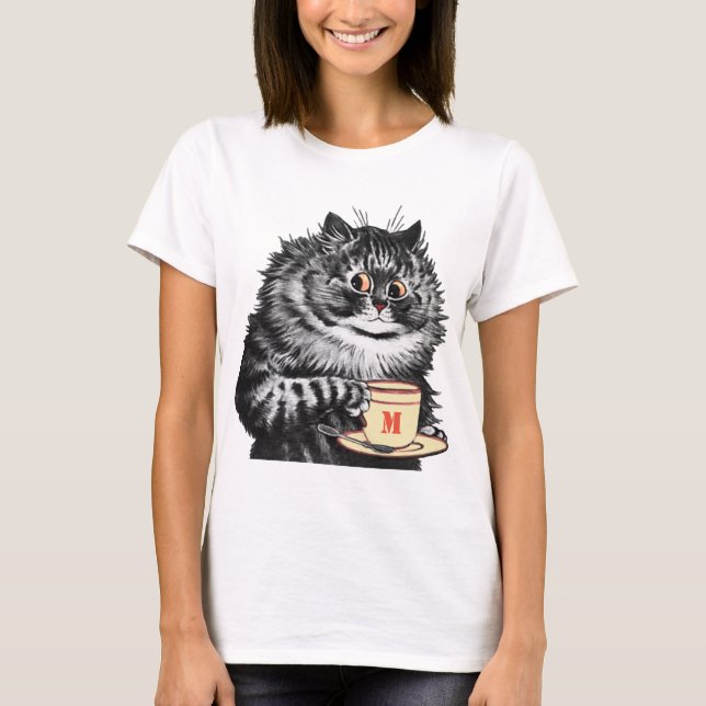 Camiseta Personalizar Mug Inicial, Louis Wain (Frente)