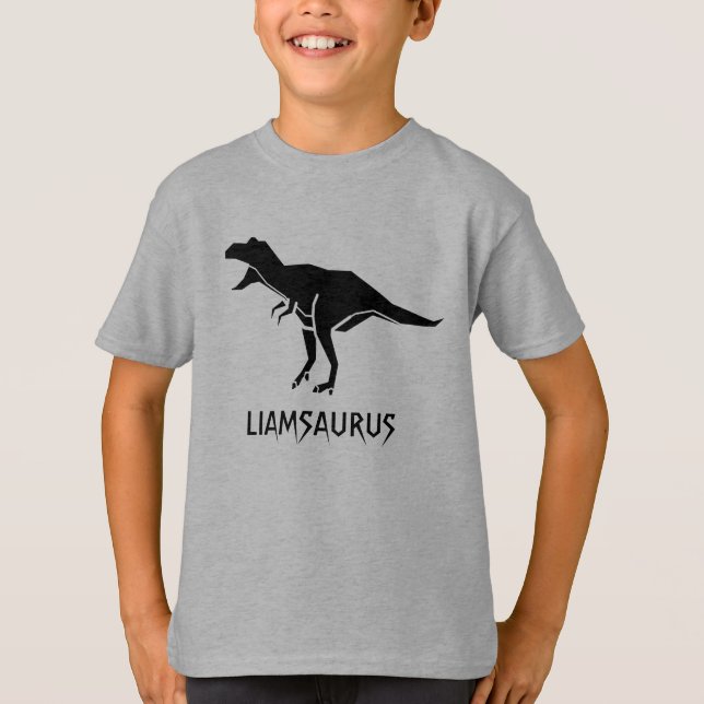 Camiseta Personalizar Nome do Dinossauro (Frente)