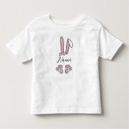 Camiseta Personalizar Nome Personalizado Bunny Monographic 