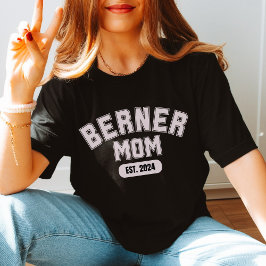 Camiseta Personalizar o cão da montanha Bernês Presente Mãe