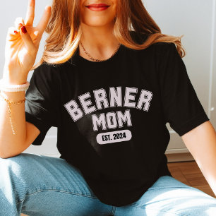Camiseta Personalizar o cão da montanha Bernês Presente Mãe