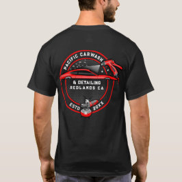 Camiseta Personalizar o Design da Frente e Verso do Carwash