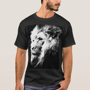 Camiseta Personalizar o Elegante Pop de Arte de Leão